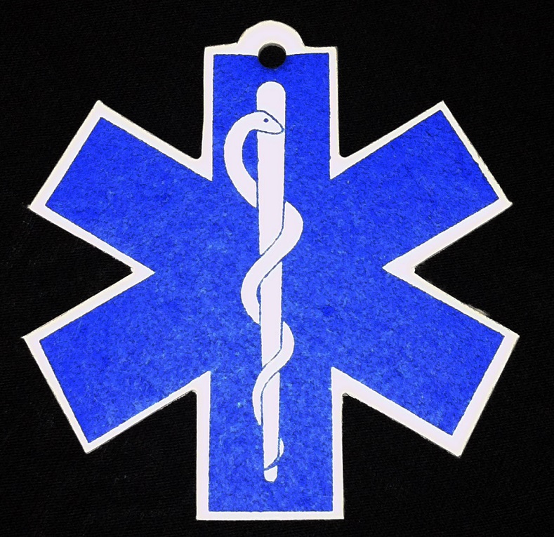 Star of Life Air Freshener - Click Image to Close